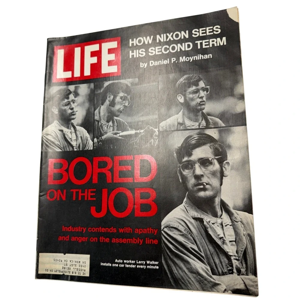 Vintage LIFE Magazine September 1 1972 Bored on the Job Nixon Daniel P Moynihan